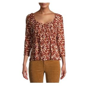 NWT Juniors Babydoll Top